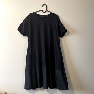 COS Black T-shirt Dress (Size L)